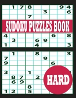 Sudoku Puzzle Book: Hard Sudoku Puzzle Book including Instructions and answer keys - Sudoku Puzzle Book for Adults B083XWMBFS Book Cover
