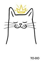 To Do: To-Do Lists with Checkboxes - Cute cat 1796253588 Book Cover