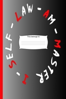 I Self Law Am Master: Notebook career for Moorish American. 1708421378 Book Cover