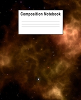 Composition Notebook: Yellow Cosmos Outer Space Galaxy 1691331244 Book Cover