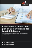Contabilità e indicazioni per un uso efficiente dei fondi di bilancio (Italian Edition) 6209139922 Book Cover
