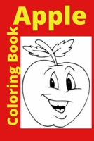 Apple Coloring Book: Kids for Ages 4-8 B0BB65QLDZ Book Cover