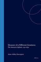 Measure of a Different Greatness: The Intensive Infinite, 1250-1650 9004114815 Book Cover