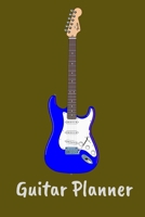 Guitar Planner: Music Organizer, Calendar for Music Lovers, Schedule Songwriting, Monthly Planner (110 Pages, Lined, 6 x 9) 1676600477 Book Cover
