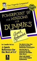 PowerPoint 97 for Windows for Dummies Quick Reference 0764504940 Book Cover