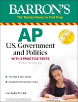 AP US Government and Politics: With 2 Practice Tests 150626199X Book Cover