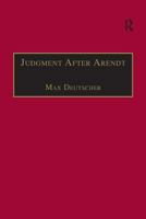 Judgment After Arendt 1138259470 Book Cover