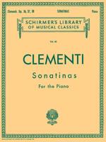 Sonatinas, Op. 36, 37, 38 (Schirmer's Library of Musical Classics,Vol.40) (Schirmer's Library of Musical Classics) 0793551730 Book Cover