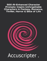 500 AI-Enhanced Character Prompts: Inspire Unforgettable Characters in Fantasy, Romance, Thriller, Horror & Slice of Life B0FSZQD5QP Book Cover