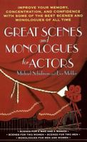 Great Scenes and Monologues for Actors 0312966547 Book Cover