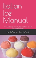 Italian Ice Manual: The Guide On How To Prepare Italic Ice For Complete Beginners B09FCCD8SJ Book Cover