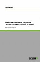 Unterrichtseinheit zum Tiergedicht "Warum sich Raben streiten" (4. Klasse) 3638954161 Book Cover
