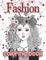 FASHION COLORING BOOK: women faces coloring book, 300 Fun Coloring Pages For Adult, women, For anyone who loves Fashion and dresses B089266W1R Book Cover