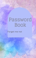 Password Book: An Organizer for Password Internet Address/ Password Keeper Notebook & Password Logbook (removable cover band for security) 1660425980 Book Cover