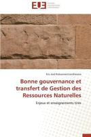 Bonne Gouvernance Et Transfert de Gestion Des Ressources Naturelles 3841799655 Book Cover