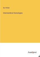 Intermembral Homologies 3382176505 Book Cover