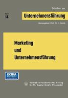 Marketing Und Unternehmensfuhrung 3663007707 Book Cover