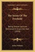 The Seisin of the Freehold 1018884688 Book Cover