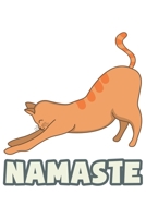 Namaste: Yoga Katze Geschenk F�r Katzenmama Und Yoga Lehrer Dina5 Blanko Notizbuch Tagebuch Planer Notizblock Kladde Journal Malheft Strazze 1679619462 Book Cover
