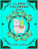 llama coloring book for kids: llama Coloring Funny Book For Kids B084DG2K35 Book Cover