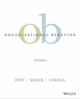 Organizational Behavior: A Strategic Approach 0470528532 Book Cover