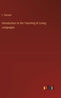 Introduction to the Teaching of Living Languages 3385227208 Book Cover