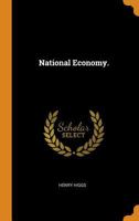 National Economy. 1021919802 Book Cover