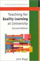 Teaching For Quality Learning at University (Society for Research into Higher Education) 0335221262 Book Cover