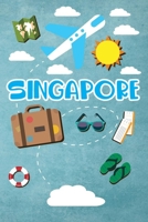 Singapore: Travel Journal Notebook 120 Pages 6x9 Inches - Vacation Trip Planner Travel Diary Farewell Gift Holiday Planner 169904306X Book Cover