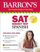 SAT Spanish with Online Test and Audio 143801225X Book Cover