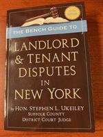 The Bench Guide to Landlord & Tenant Disputes in New York (5th Edition) (English Edition) 098404325X Book Cover