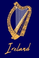 Ireland: Harp Symbol 120 Page Lined Note Book 1657194264 Book Cover