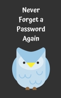 Never Forget A Password Again: Potable Size 5” x 8”, Logbook To Protect Usernames, Internet Websites and Passwords, Password and Username Keeper with Alphabetically organized, Hand Lettering Notebook 1707703329 Book Cover