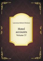 Hotel Accounts Volume 37 5518534574 Book Cover