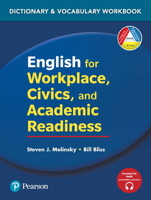 English for Workplace, Civics and Academic Readiness: Vocabulary Dictionary Workbook 0135168244 Book Cover
