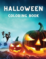 Halloween Coloring Book: For Grown Ups with Monsters, Pumpkins, Haunted Houses, and Witches │ Stress Relief Relaxation with Spooky coloring pages for Men and Women 1915104564 Book Cover