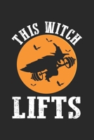 This Witch Lifts: Halloween Gewichtheben Kurzhantel Notizbuch liniert DIN A5 - 120 Seiten f�r Notizen, Zeichnungen, Formeln Organizer Schreibheft Planer Tagebuch 1673553095 Book Cover