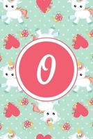 O: Monogrammed 2020 Weekly Planner For Women And Teen Girls - Cute Unicorn Hearts, January 2020 - December 2020 (6"x9") 1702053865 Book Cover