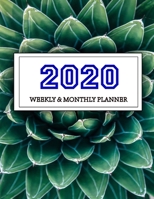 2020 Planner Weekly and Monthly: Jan 1, 2020 to Dec 31, 2020: Weekly & Monthly Planner + Calendar Views Inspirational Quotes and Navy Floral Cover ... December 2020 1706092539 Book Cover