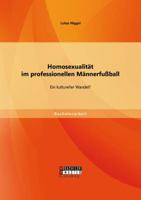 Homosexualit�t im professionellen M�nnerfu�ball 3956841824 Book Cover