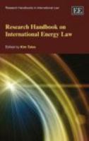 Research Handbook on International Energy Law 178347890X Book Cover