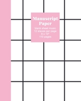 Manuscript Paper: Stylish Blank Sheet Music Notebook for Piano and Vocal Composition | Modern Cover Design in Black, White, and Pink 1698076665 Book Cover