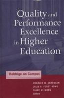 Quality and Performance Excellence in Higher Education: Baldrige on Campus (JB - Anker Series) 1882982800 Book Cover