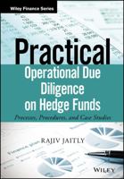 Operational Due Diligence for Hedge Funds - Due Diligence Best Practice, Procedure and Case Study Database 1119018757 Book Cover