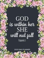 2020 Daily Planner: 12 Month Personal Organizer Book with Bible Verses - Daily, Weekly & Monthly Calendar Agenda with Bible Quotes for Christian Women and Teen Girls 1709950552 Book Cover