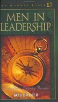 Men in Leadership: Daily Devotions to Guide Today's Leading Men (One Minute Bible) 0805491538 Book Cover