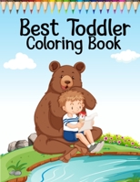 Best Toddler Coloring Book: Fun Activity Sweet Animals Coloring Book for Toddlers & Kids - 8.5x11 Inch 50 Pictures Printable Animals Coloring Book for Toddlers, Toddlers Birthday Gift Coloring Book 1674223366 Book Cover