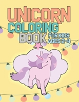 Unicorn Coloring Book for Kids Ages 2-4: Beautiful Unique Unicorns Coloring Book Will Be Interesting for Boys Girls Toddlers 169562095X Book Cover