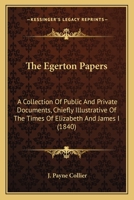 The Egerton Papers 1017866899 Book Cover