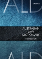 Australian Law Dictionary 0190304731 Book Cover